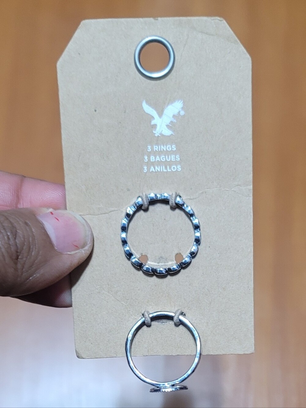 American Eagle Outfitters Silver Tone Rings Size 8